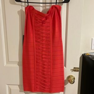Bebe strapless dress